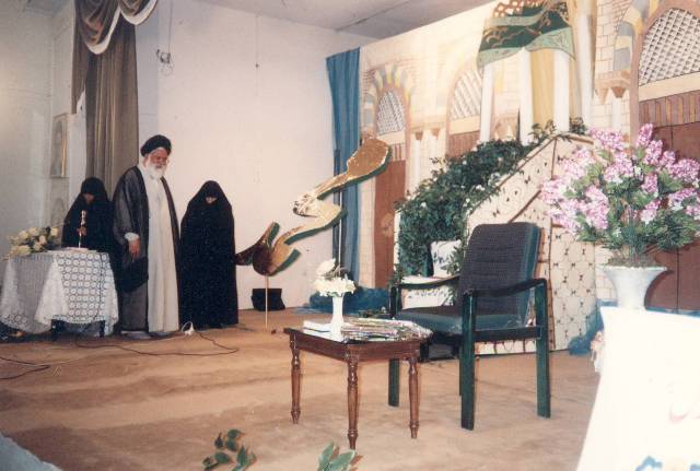 مراسم افتتاحيه سايت مدرسه